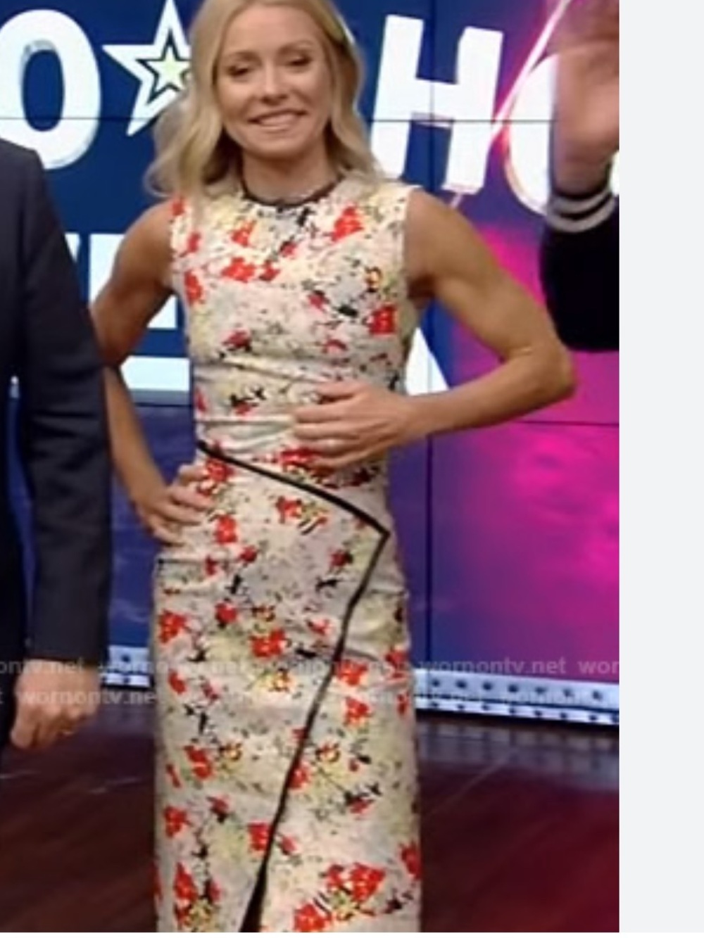 Erdem Josette Floral Print Wrap Dress. Kelly Ripa wore on  tv . Reg. 223.